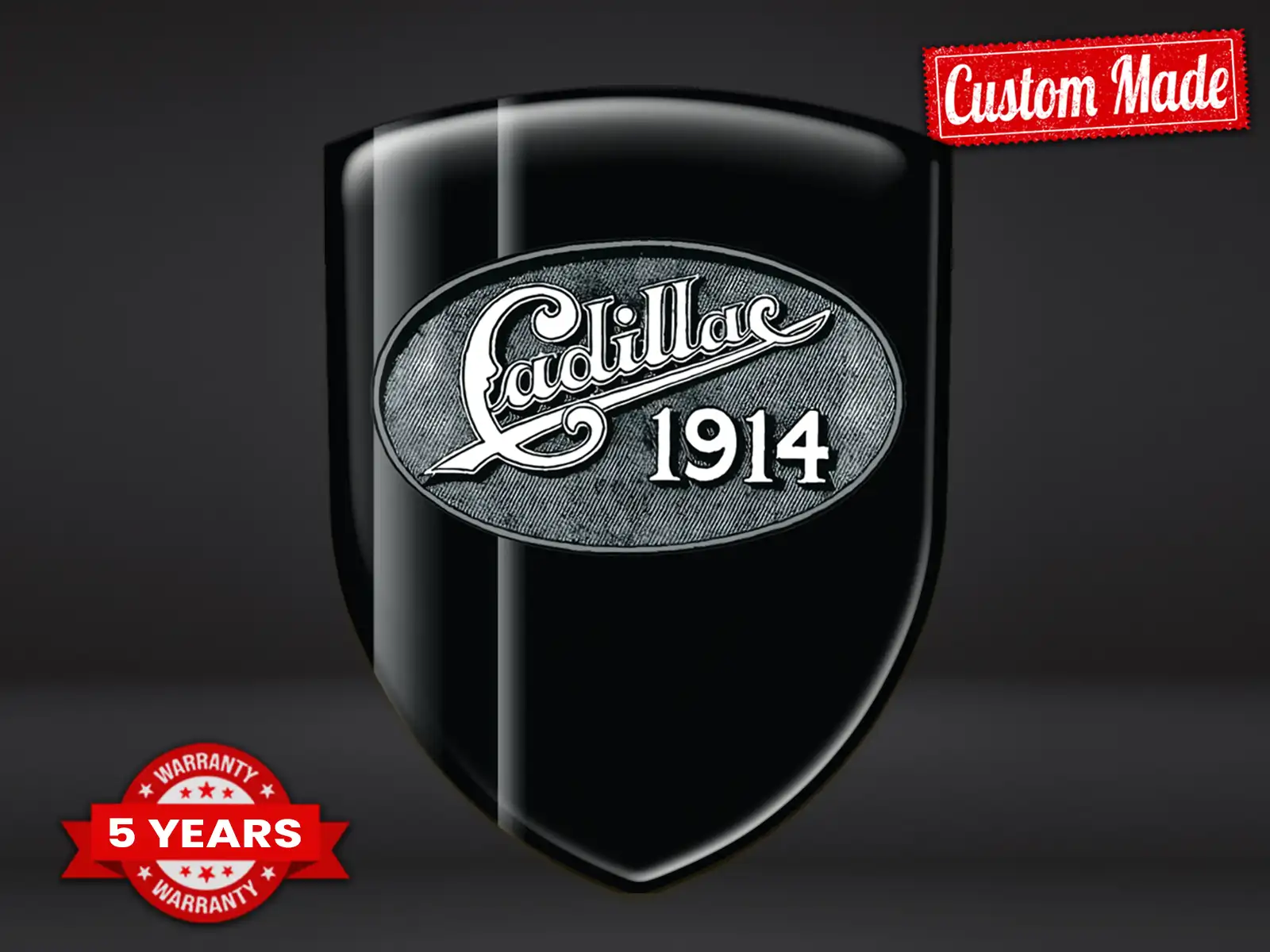 Cadillac Autocollant Étanche Max Résistant Stylé Pro Design